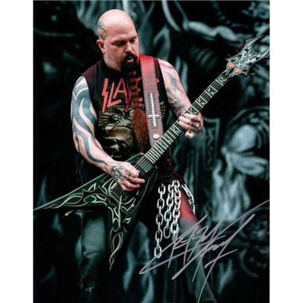Slayer Kerry King facsimile signed photo