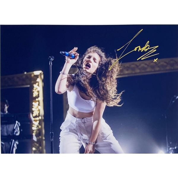 Lorde facsimile signed photo