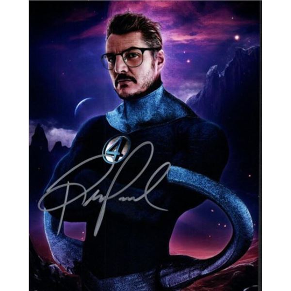 Fantastic Four Pedro Pascal facsimile signed photo