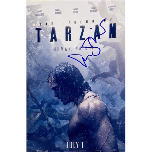 The Legend of Tarzan Alexander SkarsgÃ¥rd facsimile signed movie photo