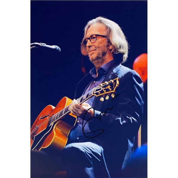 Eric Clapton facsimile signed photo