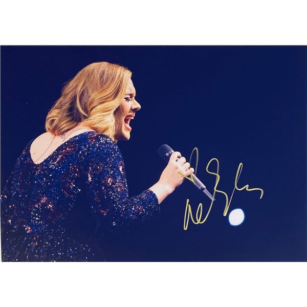 Grammy winner Adele facsimile signed photo