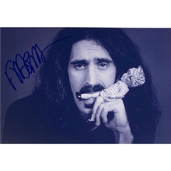 Frank Zappa facsimile signed photo