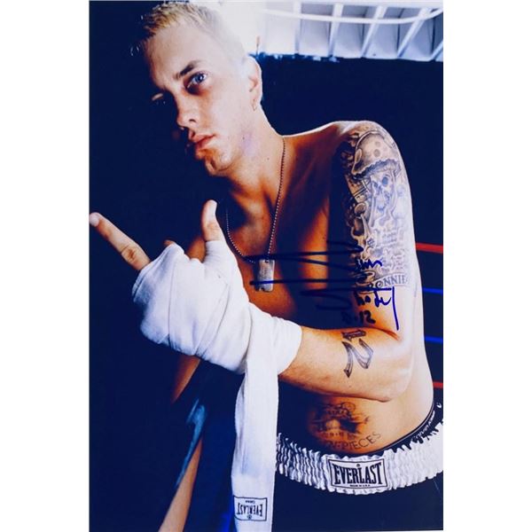 Eminem facsimile signed photo