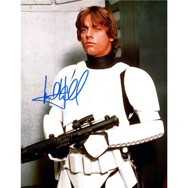 Star Wars Mark Hamill facsimile signed photo