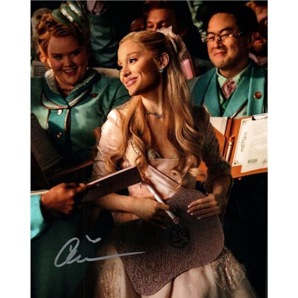 Wicked Ariana Grande facsimile signed photo