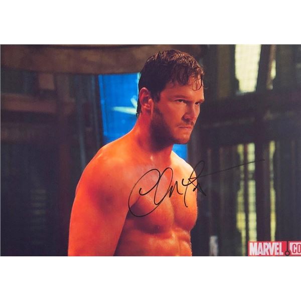 Guardians of the Galaxy Chris Pratt facsimile signed  movie photo