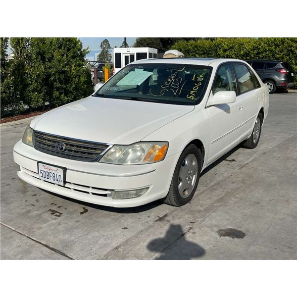 TOYT AVALON 2003 T-DON - SMOG