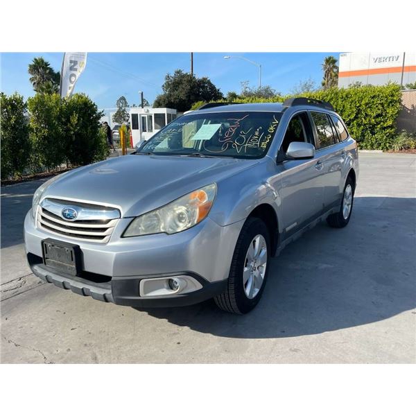 SUBA OUTBACK 2012 SALV-T-DON SMOG