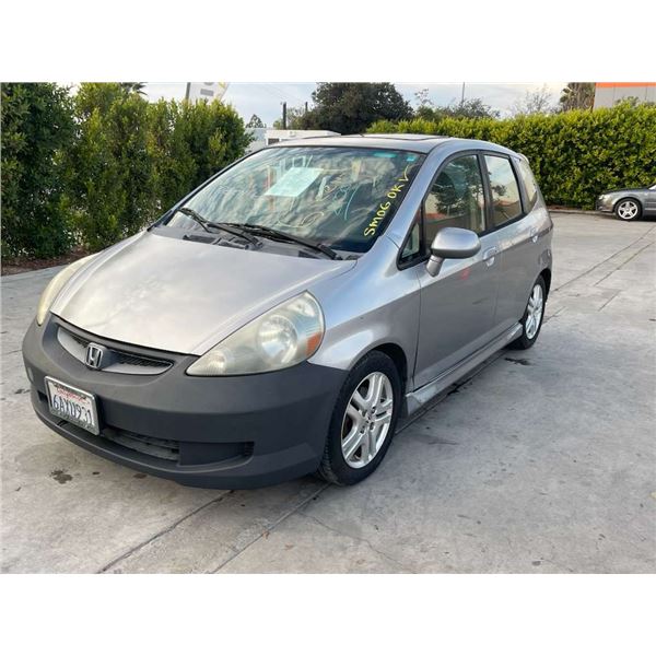 HOND FIT 2007 O/S-T SMOG-2 DAYS