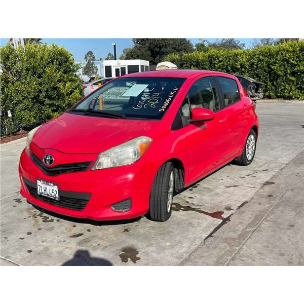 TOYT YARIS 2014 O/S-T SMOG-2 DAYS