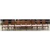 Image 12 : SOLID WOOD TABLE WITH EIGHT (8) CHAIRS AND THREE (3) LEAVES