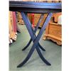 Image 5 : ANTIQUE WOOD FOLDING/STANDING TABLE