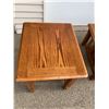 Image 11 : CONTEMPORARY MISSION STYLE COFFEE TABLE AND END TABLE