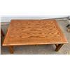 Image 3 : CONTEMPORARY MISSION STYLE COFFEE TABLE AND END TABLE