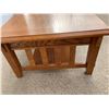 Image 7 : CONTEMPORARY MISSION STYLE COFFEE TABLE AND END TABLE