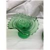Image 7 : GREEN GLASS DISHES