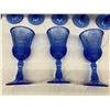 Image 2 : VINTAGE AVON FOSTORIA GEORGE AND MARTHA WASHINGTON COBALT BLUE GOBLETS