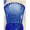Image 5 : VINTAGE AVON FOSTORIA GEORGE AND MARTHA WASHINGTON COBALT BLUE GOBLETS