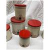 Image 3 : VINTAGE/ANTIQUE METAL CANISTERS