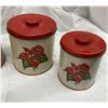 Image 4 : VINTAGE/ANTIQUE METAL CANISTERS
