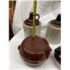 Image 20 : VINTAGE/ANTIQUE EARTHENWARE CROCKS, JUGS, AND BEAN POTS