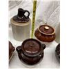 Image 21 : VINTAGE/ANTIQUE EARTHENWARE CROCKS, JUGS, AND BEAN POTS