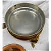 Image 3 : COPPER AND ANCHOR HOCKING COOKING/SERVING SET