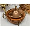 Image 5 : COPPER AND ANCHOR HOCKING COOKING/SERVING SET