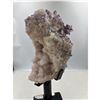 Image 6 : 11 X 4.3 INCH AMETHYST WITH CALCITE UNIQUE FORMATION ON BOTH  SIDE