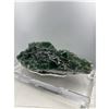 Image 3 : 12 X 6 INCH DARK  GREEN FLUORITE SPECIMEN BASE INCLUDED