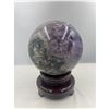 Image 2 : 440 MM CIRCUMFERENCE (136 MM DIAMETER) AMETHYST CRYSTAL SPHERE