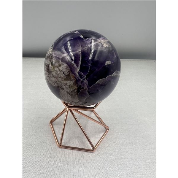 56.4 MM Amethyst Chevron Sphere
