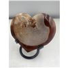Image 3 : 3.6 inch Carnelian Heart on stand