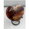 Image 7 : 3.6 inch Carnelian Heart on stand