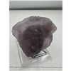Image 1 : 2.2 INCH PURPLE BARITE SPECIMEN