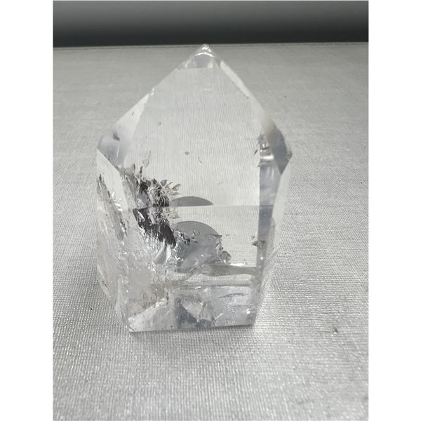 1.7 INCH CLEAR QUARTZ POINT POLISHED