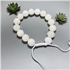 Image 1 : White Calcite Bracelet 12 mm