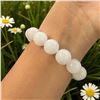 Image 3 : White Calcite Bracelet 12 mm
