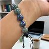 Image 6 : Lapis and Malachite Bracelet 12 mm