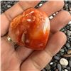 Image 1 : Carnelian Heart shaped Stone 1.3 Inch