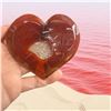 Image 3 : Carnelian Heart shaped Stone 3 Inch