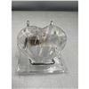 Image 1 : 2.5 inch Clear Quartz Heart with Golden Healer