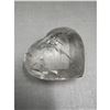 Image 4 : 2.5 inch Clear Quartz Heart with Golden Healer
