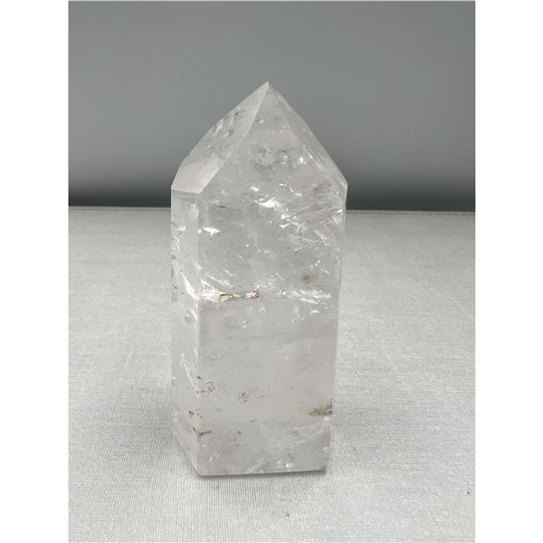 3 inch Clear Quartz Tower