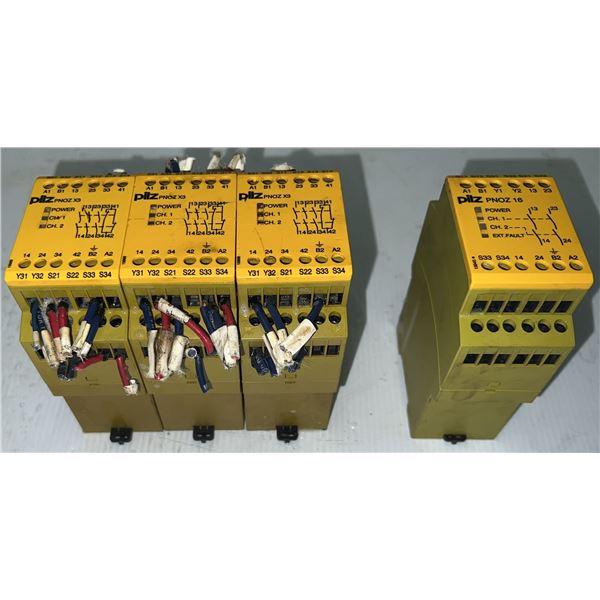 Lot of (4) Pilz Modules