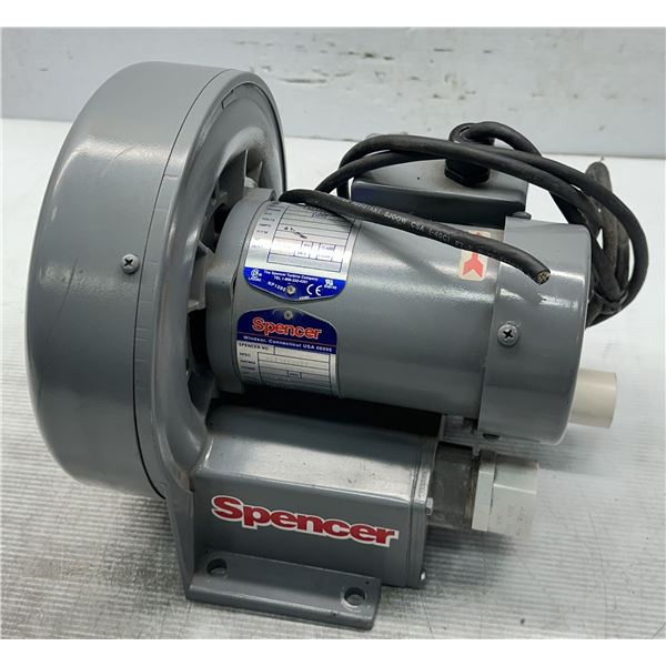 Spencer #VBA90201 / #VB-002SB-001 Vortex Blower Spec. 25E133W222