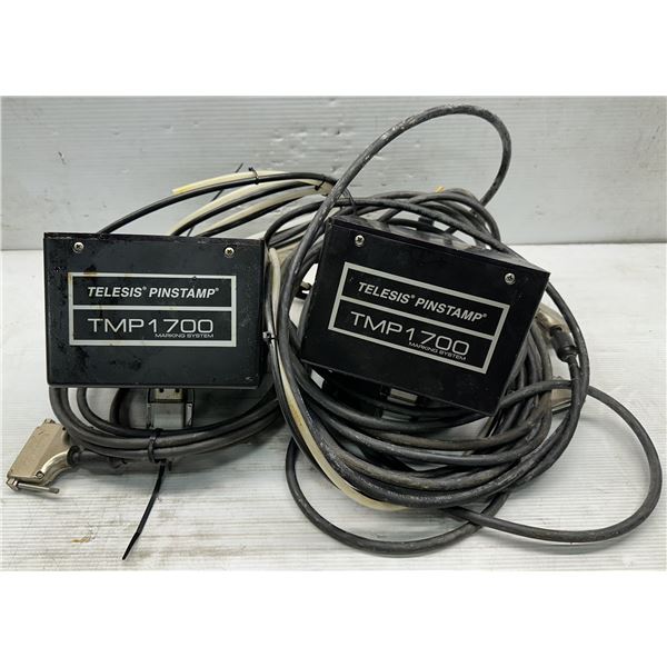 (2) Telesis #TMP1700 Pinstamp Marking System Heads