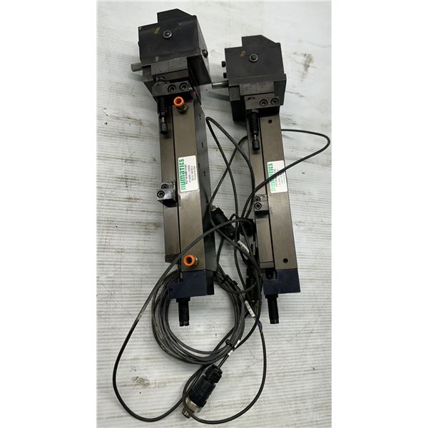 (2) Numatics #PST16100B11C4C Pneumatic Slide Tables