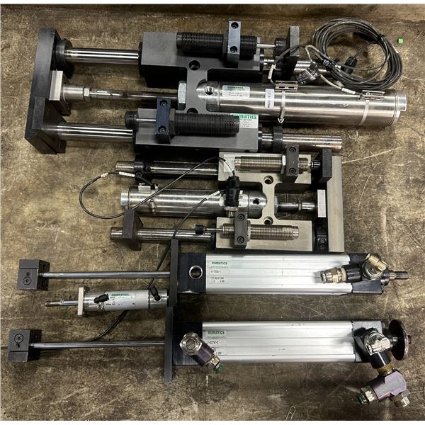 Lot of (4) Numatics Cylinders